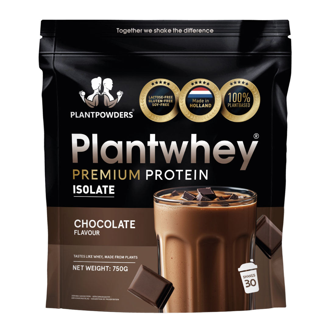 Plantwhey® 750g Ciocolata - Izolat Proteic Vegetal 30 Serviri