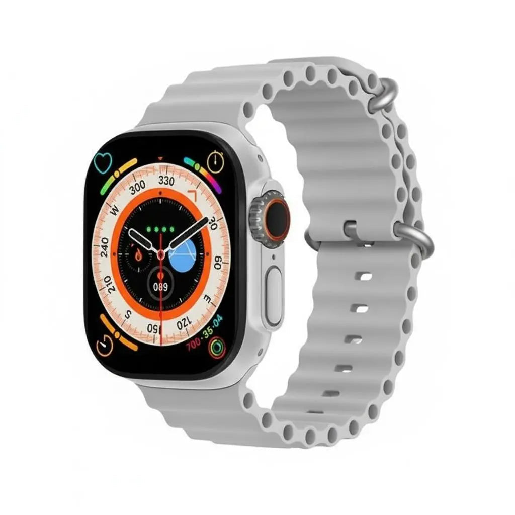 Smartwatch Ultra Plus 2.1" cu Apel Bluetooth, Monitorizare Sănătate (Ritm Cardiac, Oximetru, Somn, Calorii), 150+ Moduri Sport, Încărcare Wireless, rezistent, iOS & Android