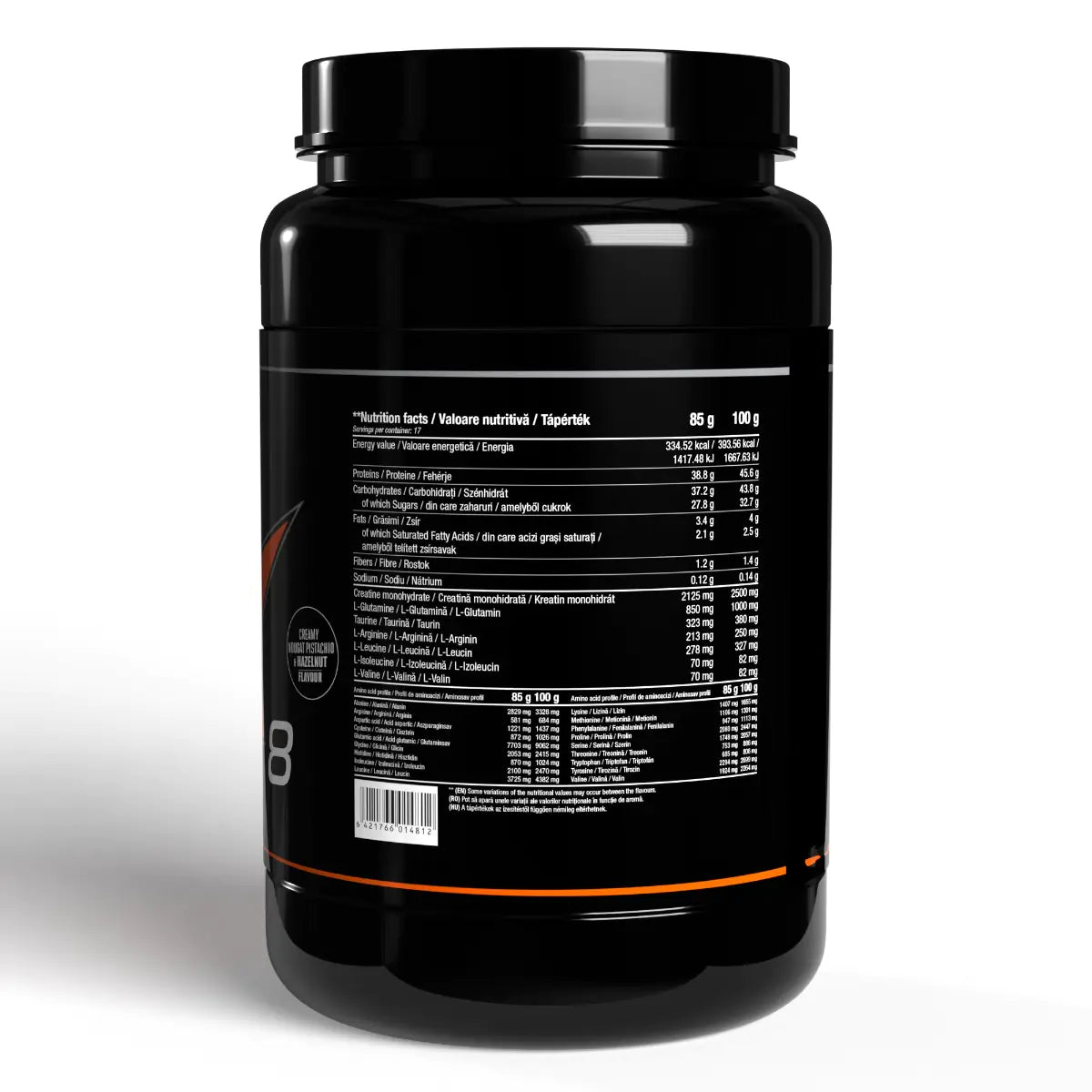 GFX-8 Gainer 1500g Mix Proteic Pentru Creștere Musculară Rapidă - Cherry