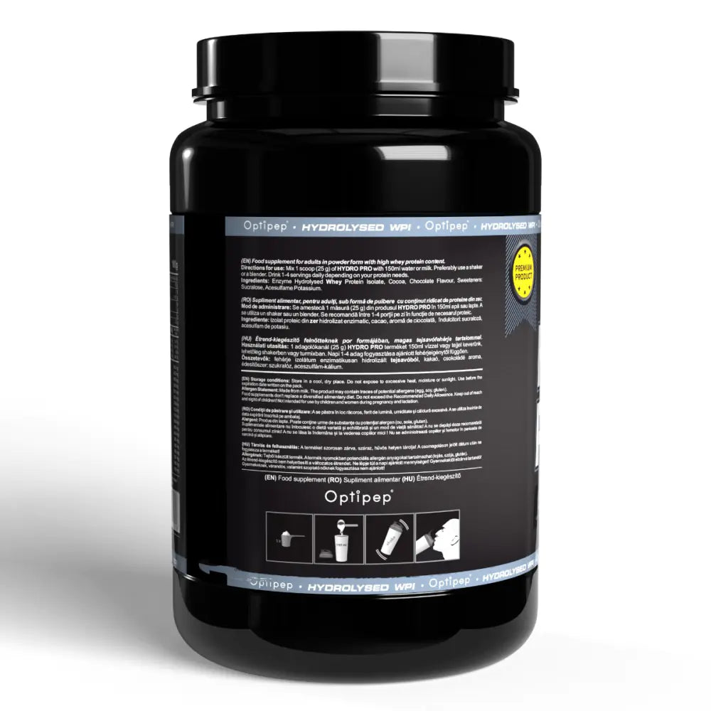 Hydro Pro Hidrolizat Proteic Din Zer Cu Asimilare Rapidă 86% Proteina 900g - Cafea
