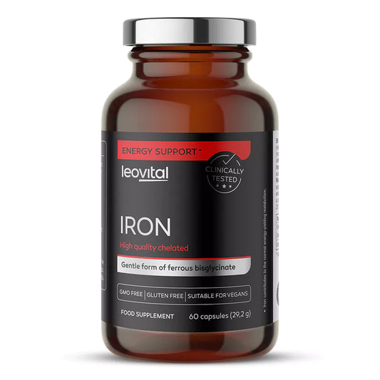 Leovital Iron (Fier bisglicinat) – 60 capsule