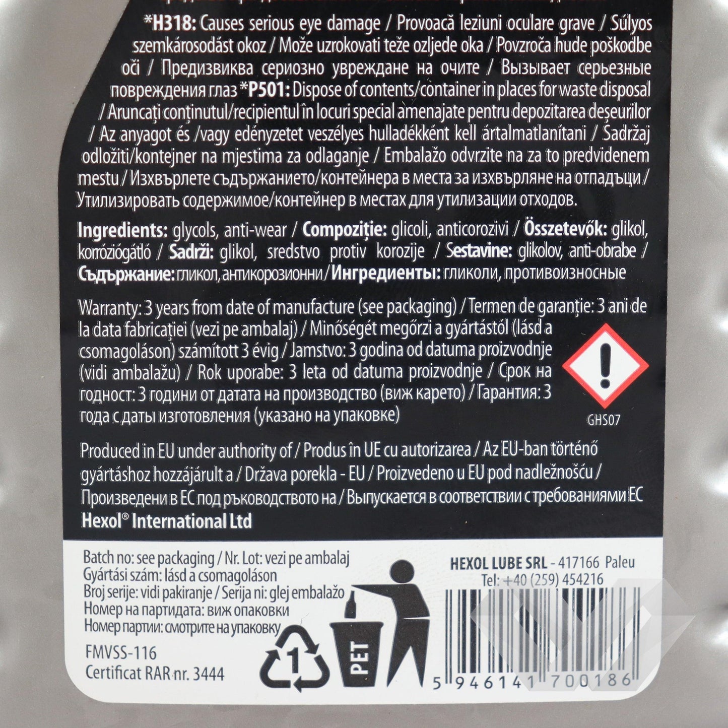 Lichid de frana Dot 3 Hexol