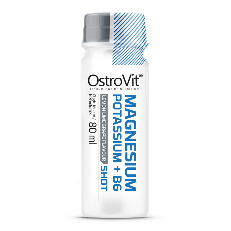 Magneziu Potasiu B6 SHOT 80ml Cu Aromă De Lămaie, Lime Și Grapefruit