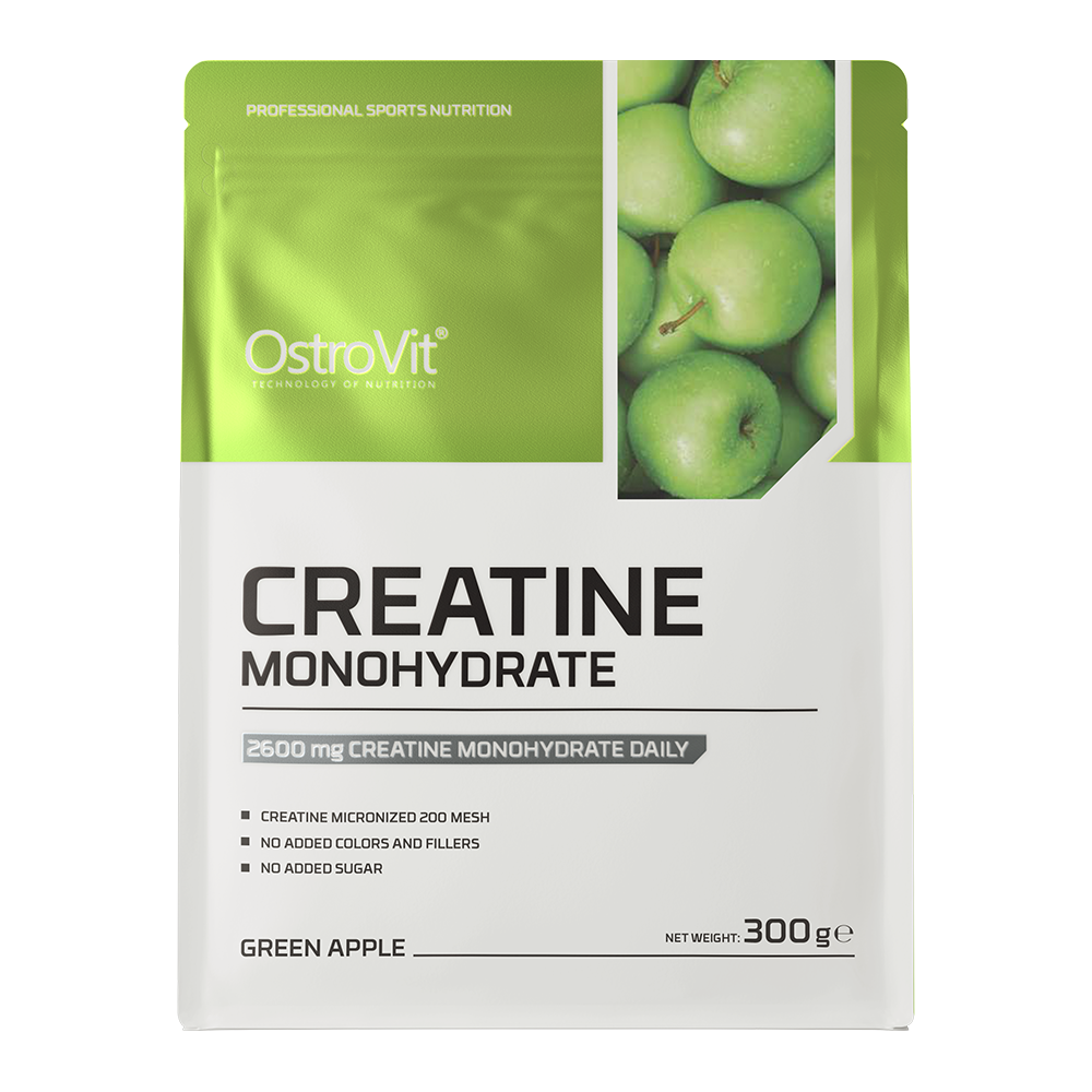 Creatină Monohidrată Ostrovit 300g - Măr Verde
