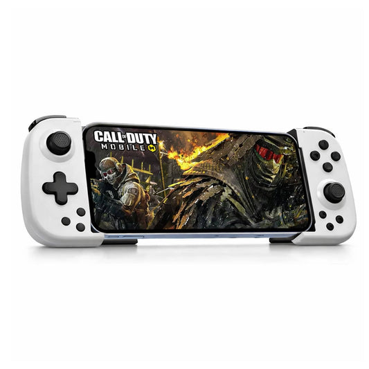 Gamepad Controller Gaming Wireless cu Joystick Hall, Bluetooth 5.0, Alb