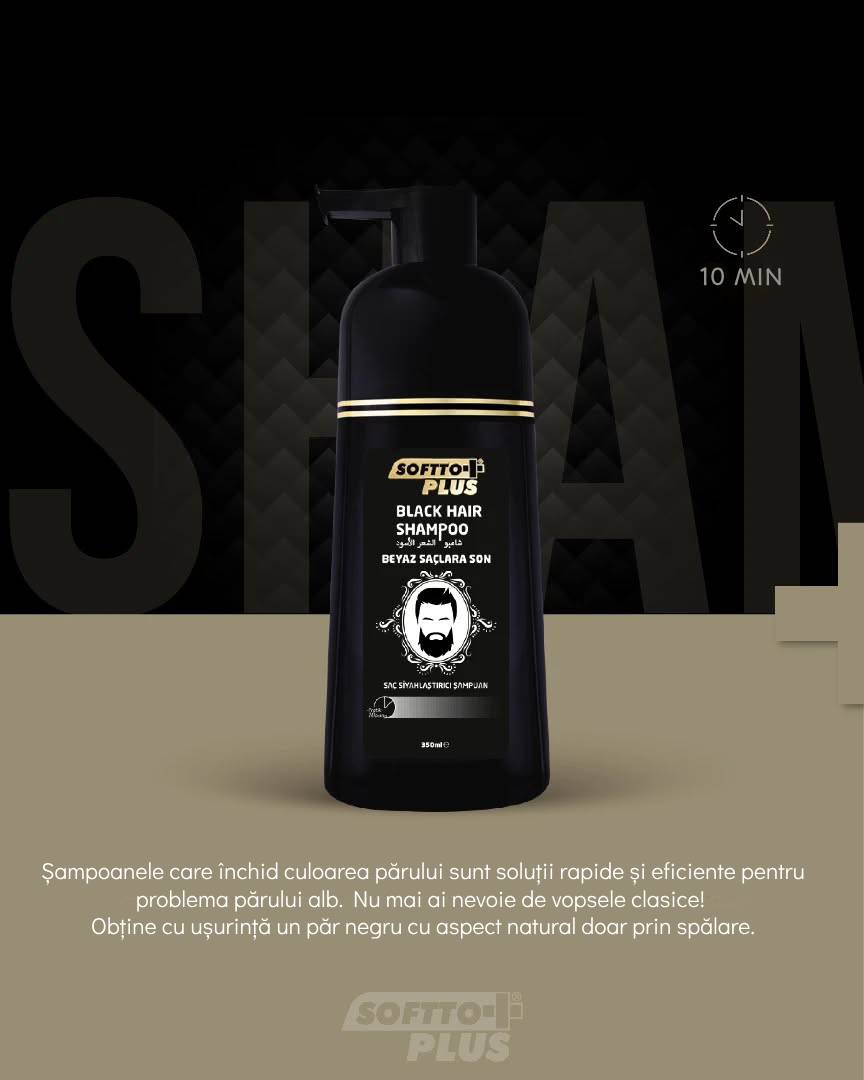 Sampon Black Hair 350 ml x 2