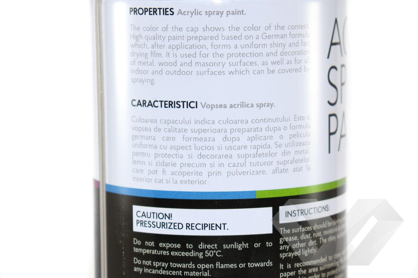 Spray vopsea auto negru lucios Noxaro, 450 ml