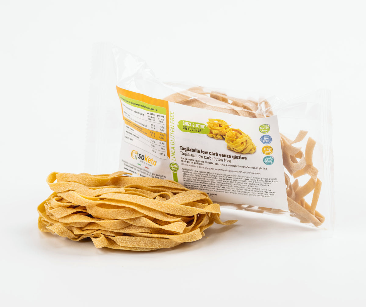 Fettuccine Tagliatelle KETO GLUTEN FREE 0% sugar