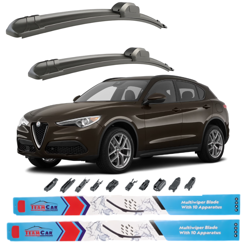 Ștergătoare TeamCar® Alfa Romeo Stelvio (2017+) – Set față