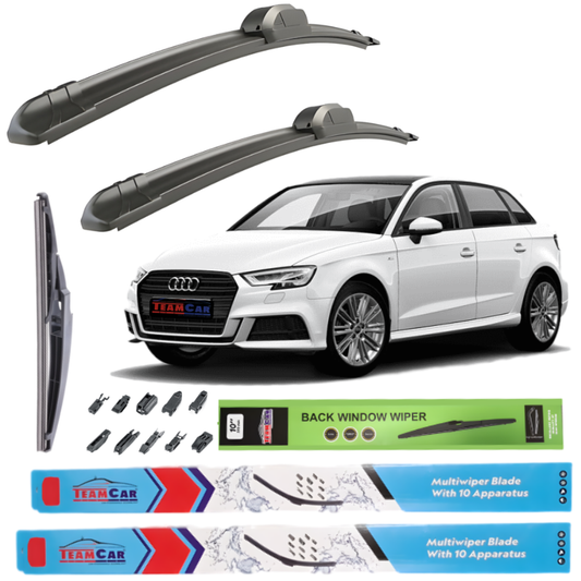 Ștergătoare TeamCar® Audi A3 8V (2012–2020) – Set Complet