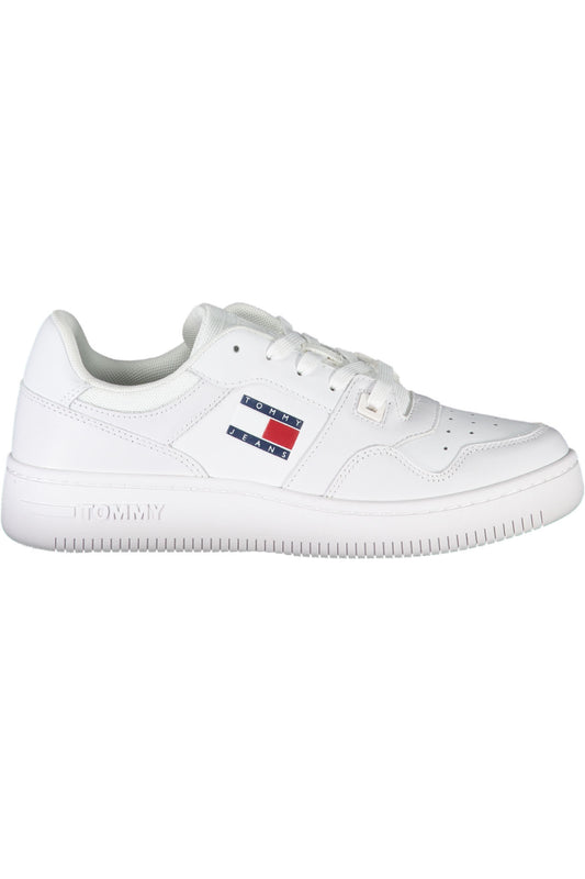 TOMMY HILFIGER WHITE WOMEN'S SPORTS SHOES