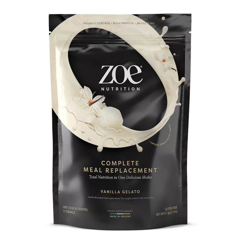 Înlocuitor de Masă Echilibrat cu Proteine și Fibre ZOE Complete Meal Replacement – Vanilla Gelato 1000g